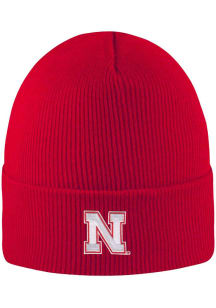 Nebraska Cornhuskers LogoFit Northpole Knit Mens Knit Hat - Red