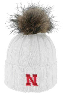 Nebraska Cornhuskers LogoFit Alps W Knit Womens Knit Hat - White