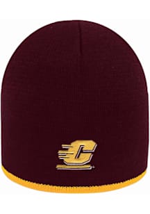 LogoFit Central Michigan Chippewas Red Bright Stripe Mens Knit Hat
