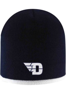 LogoFit Dayton Flyers Navy Blue Bright Stripe Mens Knit Hat