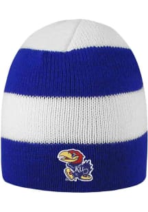 LogoFit Kansas Jayhawks Blue Columbia Mens Knit Hat