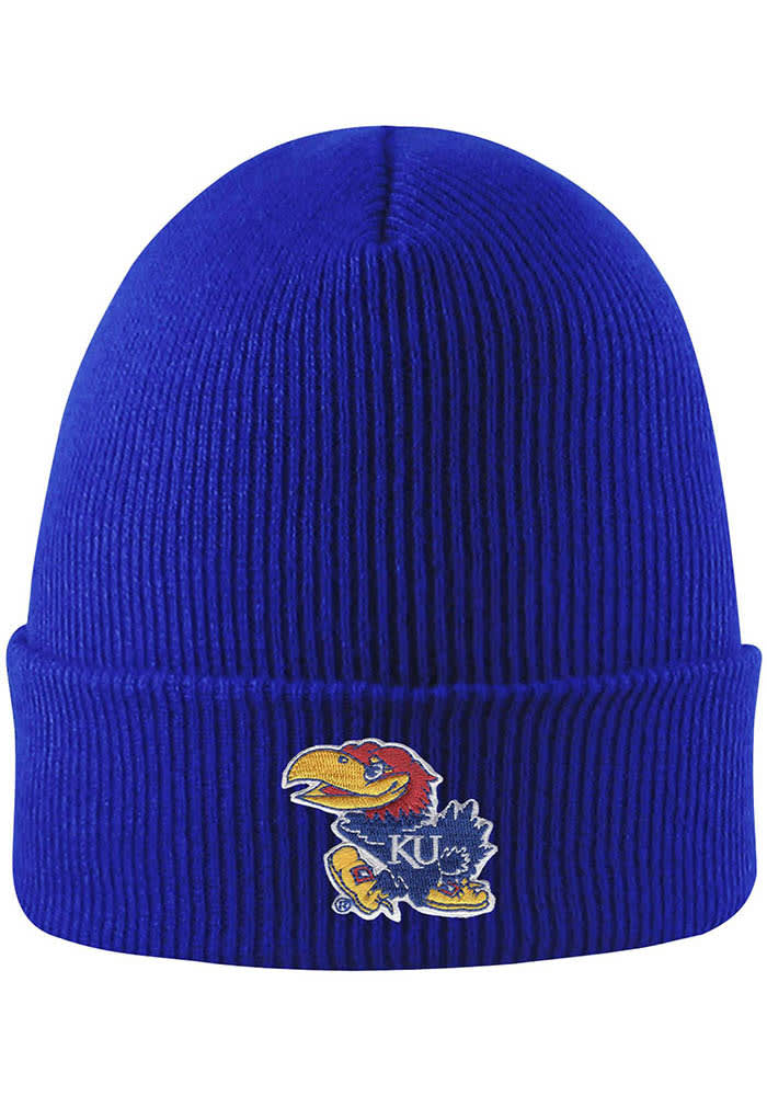 Kansas Jayhawks LogoFit BLUE North Pole Knit Hat - 13920693