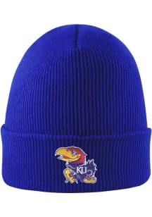 LogoFit Kansas Jayhawks Blue North Pole Mens Knit Hat