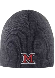 LogoFit Miami RedHawks Grey Everest Mens Knit Hat