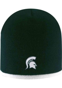 LogoFit Michigan State Spartans Green Bright Stripe Mens Knit Hat