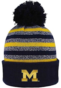 LogoFit Michigan Wolverines Blue Doc Mens Knit Hat