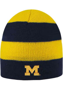 LogoFit Michigan Wolverines Navy Blue Columbia Mens Knit Hat