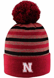 Nebraska Cornhuskers LogoFit Doc Mens Knit Hat - Red