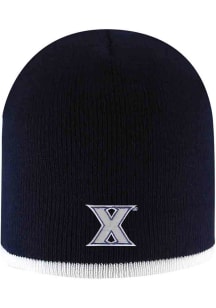 LogoFit Xavier Musketeers Blue Bright Stripe Mens Knit Hat