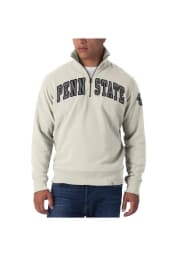 47 Penn State Nittany Lions Mens White Arch Long Sleeve 1/4 Zip Fashion Pullover