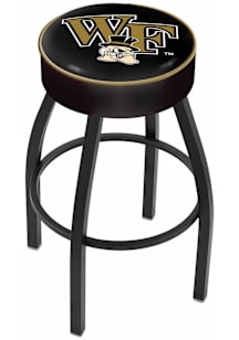Wake Forest Demon Deacons Swivel Pub Stool - Black