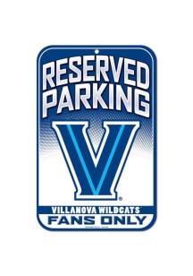 Villanova Wildcats Reserved Parking Sign