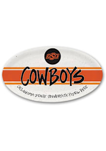 Oklahoma State Cowboys 6.7" x 12.25" Team Slogan Serving Tray