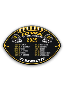 Iowa Hawkeyes Black team schedule Magnet