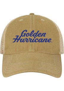 Tulsa Golden Hurricane Khaki Script Old Favorite Adjustable Hat
