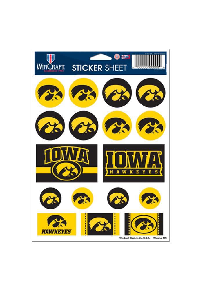 Iowa Hawkeyes 5x7 Stickers