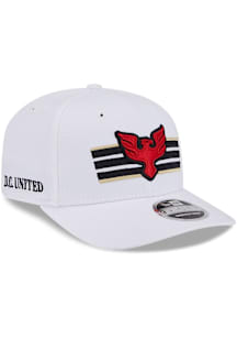 New Era DC United 2025 MLS Jersey Hook 9SEVENTY Adjustable Hat - White