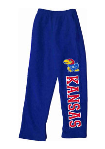 Kansas Jayhawks Toddler Blue Mascot Bottoms Sweatpants
