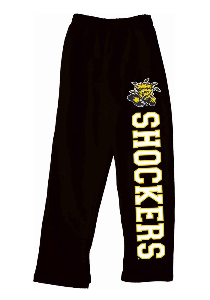 Wichita State Shockers Baby Black Logo Bottoms Sweatpants