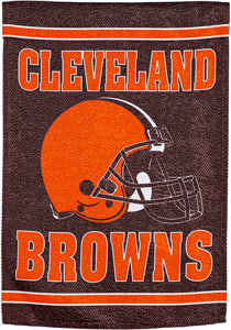 Cleveland Browns Embossed Suede Banner, Orange, Size NA, Rally House