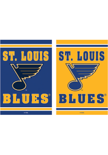 St Louis Blues Embossed Suede Banner
