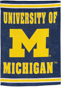 Michigan Wolverines Embossed Suede Banner