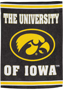 Iowa Hawkeyes Embossed Suede Banner