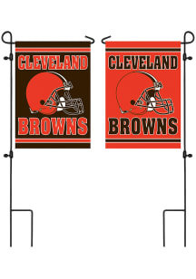 Cleveland Browns Embossed Suede Garden Flag