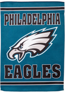 Philadelphia Eagles Embossed Suede Garden Flag