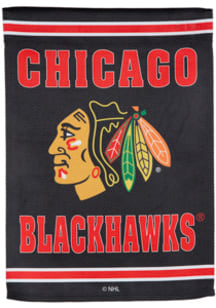 Chicago Blackhawks Embossed Suede Garden Flag