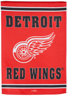 Detroit Red Wings Embossed Suede Garden Flag