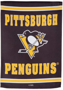 Pittsburgh Penguins Embossed Suede Garden Flag