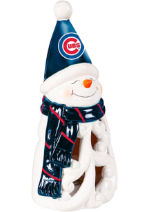 Chicago Cubs 8&quot; Snowman Decor