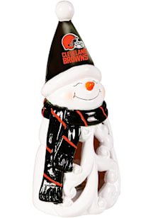Cleveland Browns 8" Snowman Decor