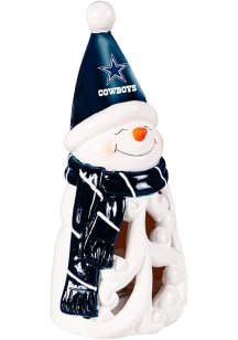 Dallas Cowboys 8&quot; Snowman Decor