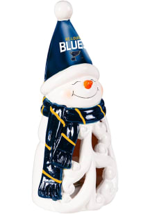 St Louis Blues 8&quot; Snowman Decor