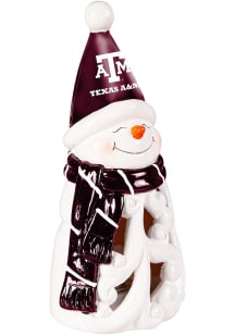 Texas A&amp;M Aggies 8&quot; Snowman Decor