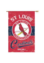 St Louis Cardinals 28x40 Vintage Linen Banner