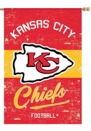 Kansas City Chiefs 28x40 Vintage Linen Banner