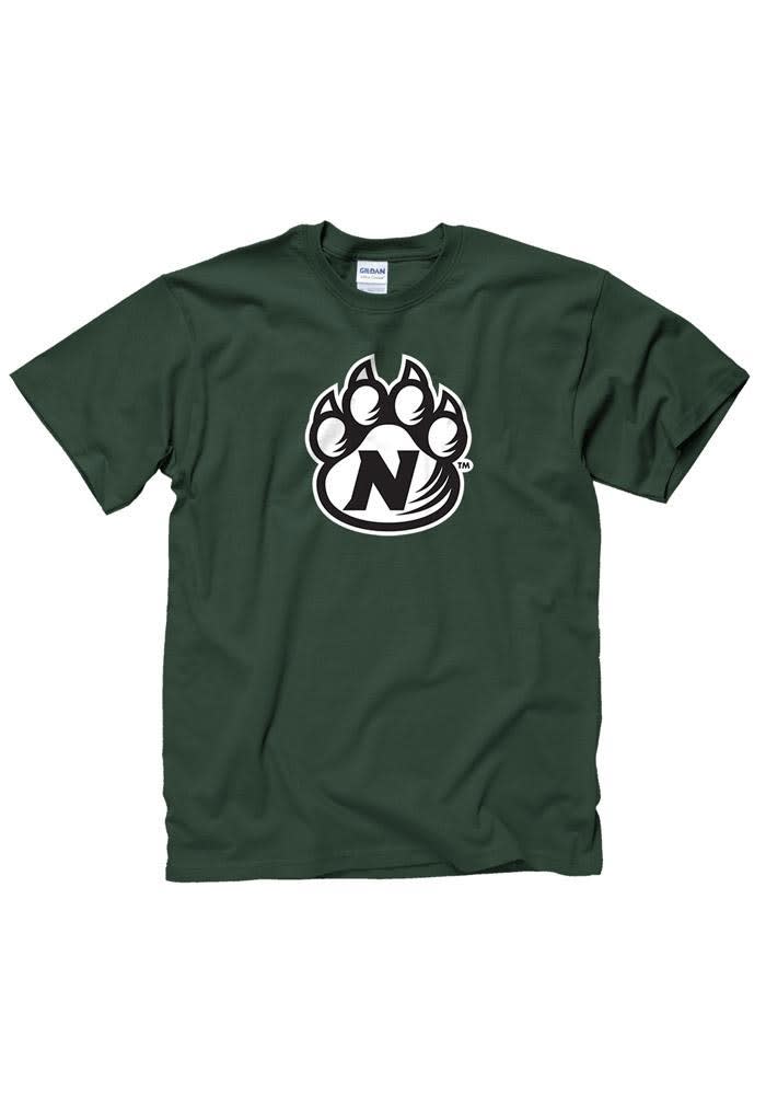 Northwest Missouri State Bearcats Youth Green Big Logo Short Sleeve T-Shirt