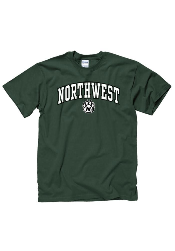 Northwest Missouri State Bearcats Youth Green Arch Short Sleeve T-Shirt
