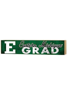 KH Sports Fan Eastern Michigan Eagles Grad graduation graphic Sign - Green