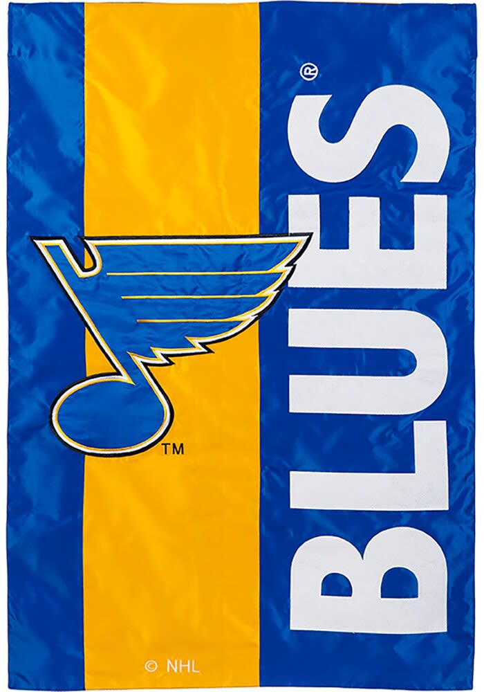 St. Louis Blues 28 x 44 Double-Sided Embossed Suede House Flag