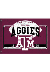 Texas A&amp;M Aggies 3x5 ft Linen Estate Maroon Silk Screen Grommet Flag