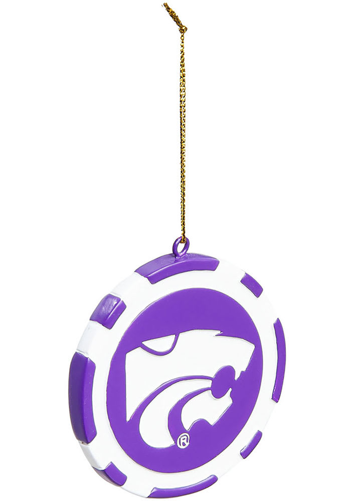 K-State Wildcats Poker Chip Ornament