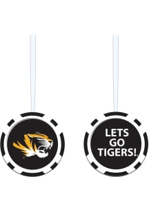 Missouri Tigers Poker Chip Ornament