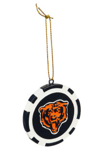 Chicago Bears Poker Chip Ornament