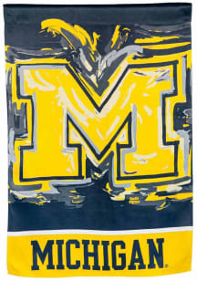 Blue Michigan Wolverines Justin Patten Banner