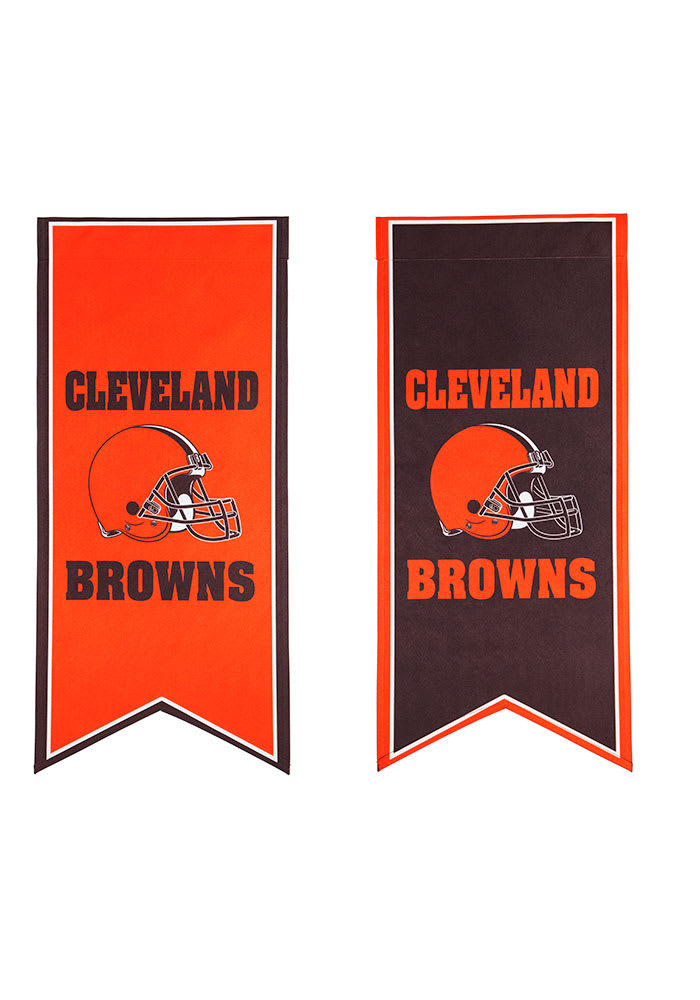 Cleveland Browns Garden Flag 2 Sided Justin Patten