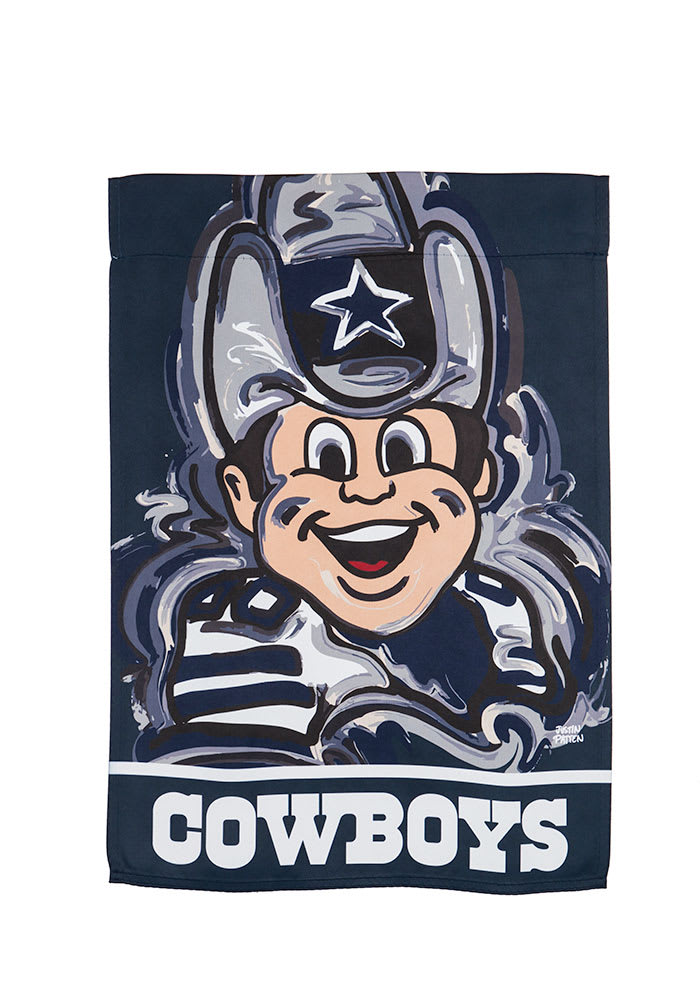 Dallas Cowboys Vintage Linen Garden Flag Dallas Cowboys